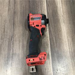 AS-IS Milwaukee FUEL 18V Lithium-Ion Brushless Cordless 1/4 in. Hex Impact Driver (Tool-Only)