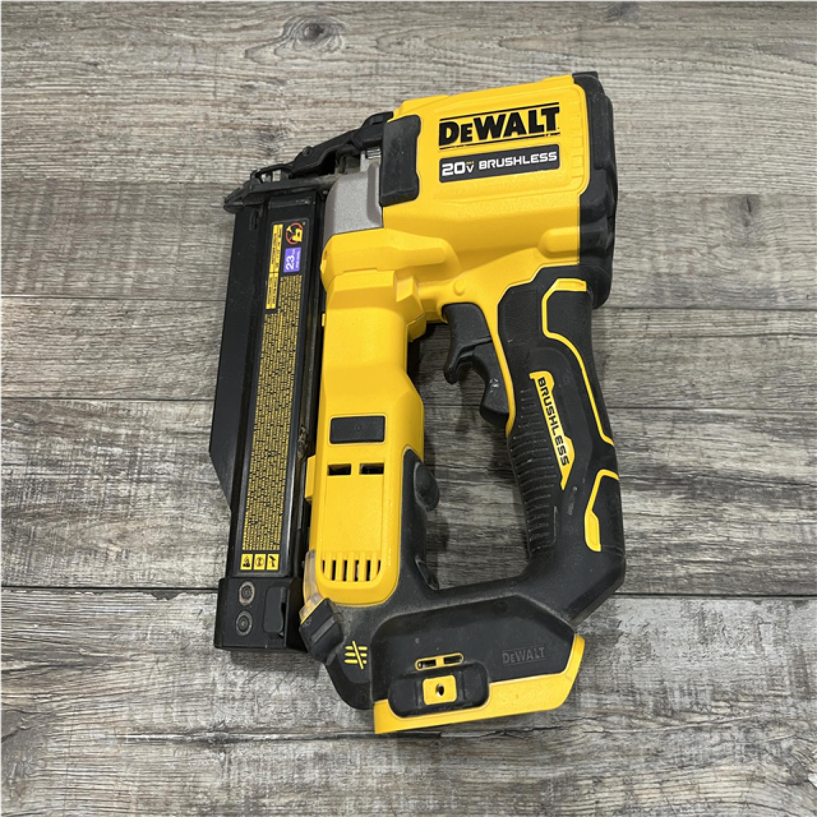 AS-IS DEWALT ATOMIC 20V MAX Lithium Ion Cordless 23 Gauge Pin Nailer (Tool Only)