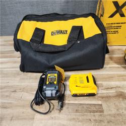 HOUSTON LOCATION - AS-IS DEWALT 20V MAX XR 16-Gauge Electric Cordless Angled Finishing Nailer Kit