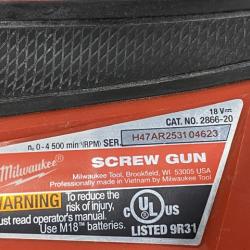 AS-IS Milwaukee FUEL 18V Lithium-Ion Brushless Cordless Drywall Screw Gun (Tool-Only)