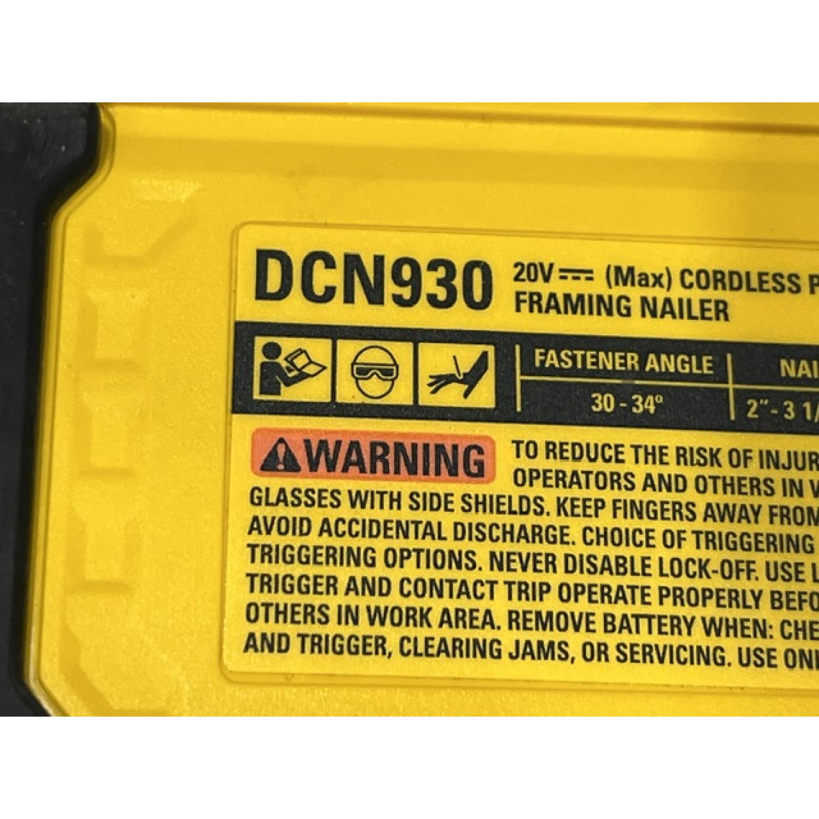 AS-IS DEWALT 20V 30 Degree Cordless Framing Nailer (Tool-Only)