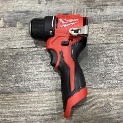 AS-IS Milwaukee 12-Volt Lithium-Ion Brushless Cordless Subcompact Brushless Drill Driver Kit