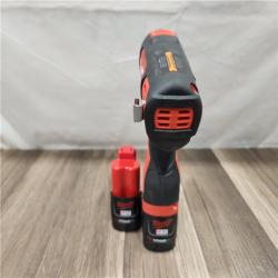 AS-IS- Milwaukee M12 -12V Cordless Screwdriver Kit w/ (4) 1.5Ah Batteries  Charger