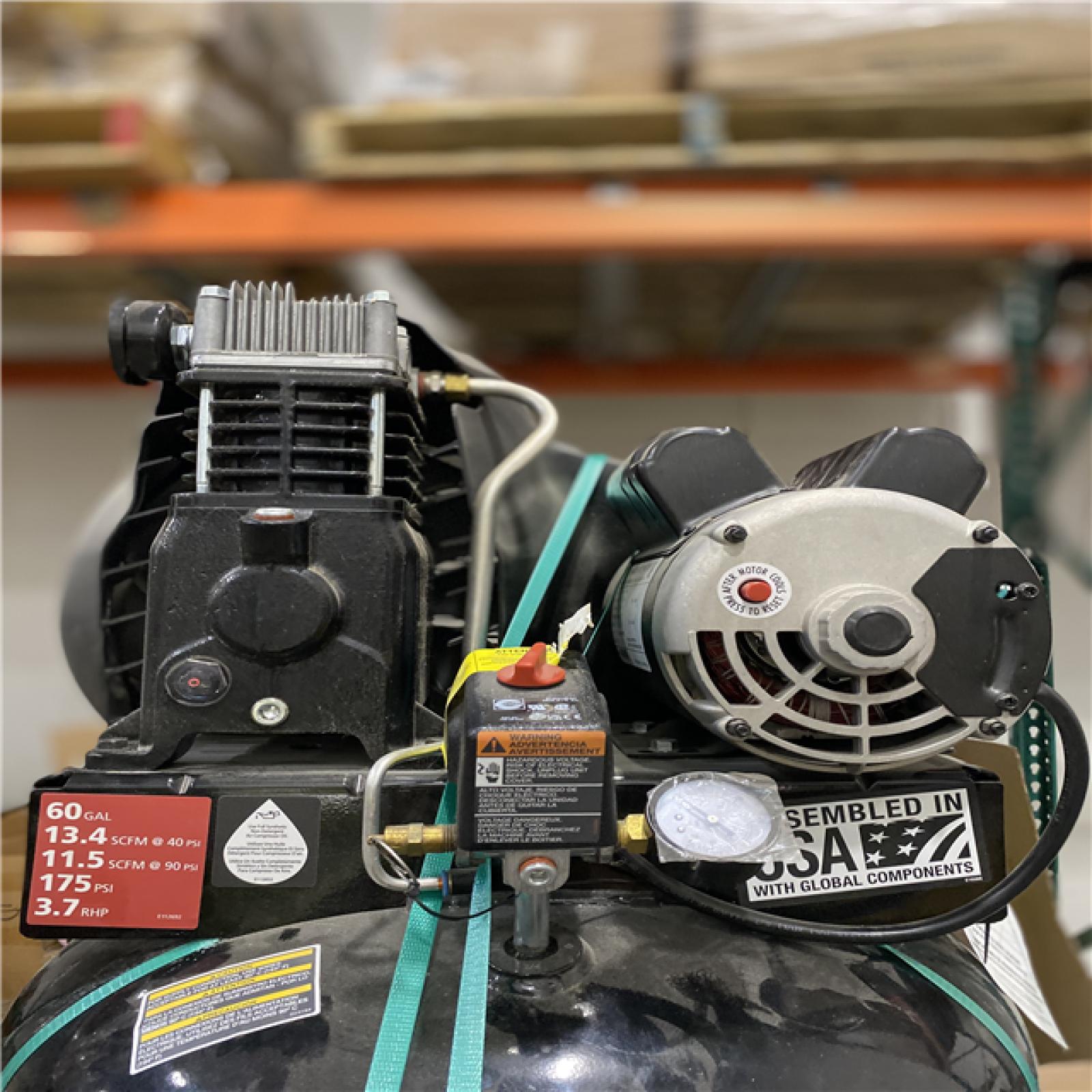 Dallas Location - As-Is Husky 60 Gal. 3.7 HP 175 PSI Electric Air Compressor