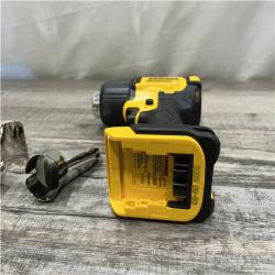AS-IS DEWALT 20V MAX Cordless Compact Heat Gun with Flat and Hook Nozzle Attachments