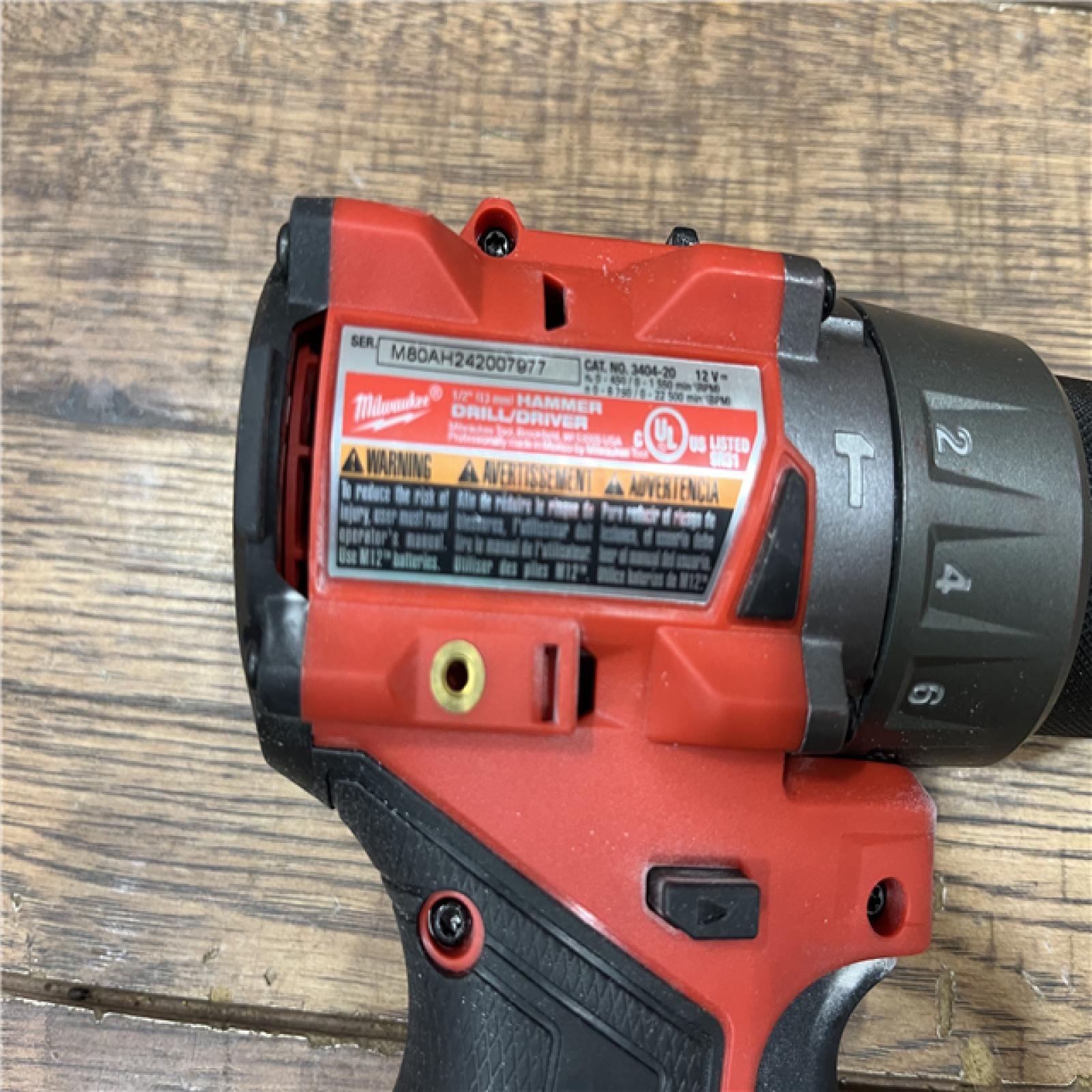 AS-IS Milwaukee 3497-22 12V Brushless Hammer Drill and Impact Driver Combo Kit