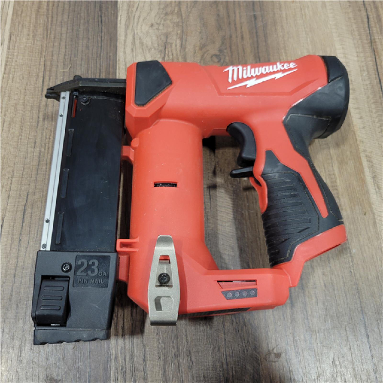 AS-IS Milwaukee 2540-20 12V 23 Gauge Cordless Pin Nailer (Tool Only)