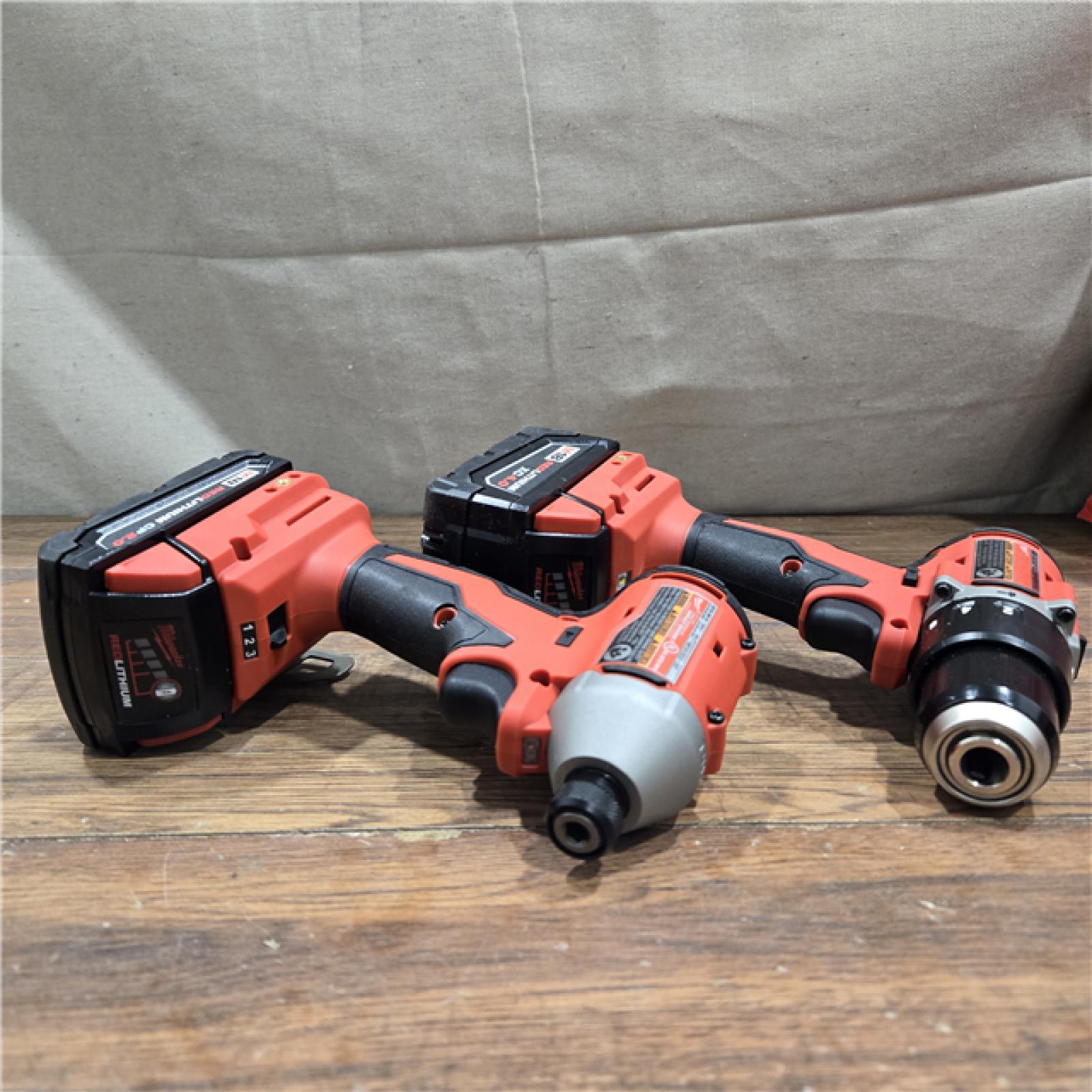 AS-IS Milwaukee M18 Compact Brushless 2-Tool Combo Kit