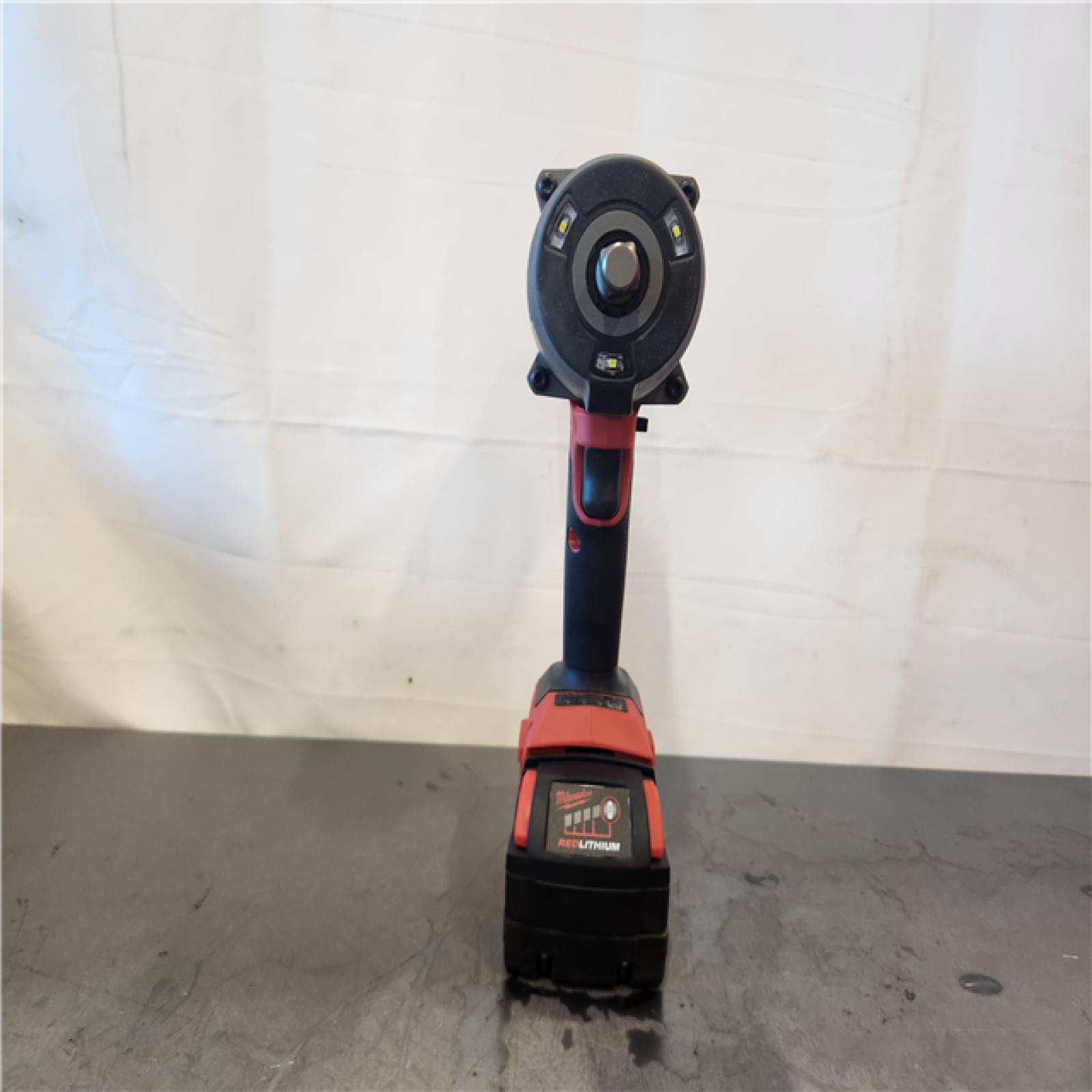 AS-IS- Milwaukee M18 1/2 in. Cordless Brushless High Torque Impact Wrench Kit (Battery & Charger)