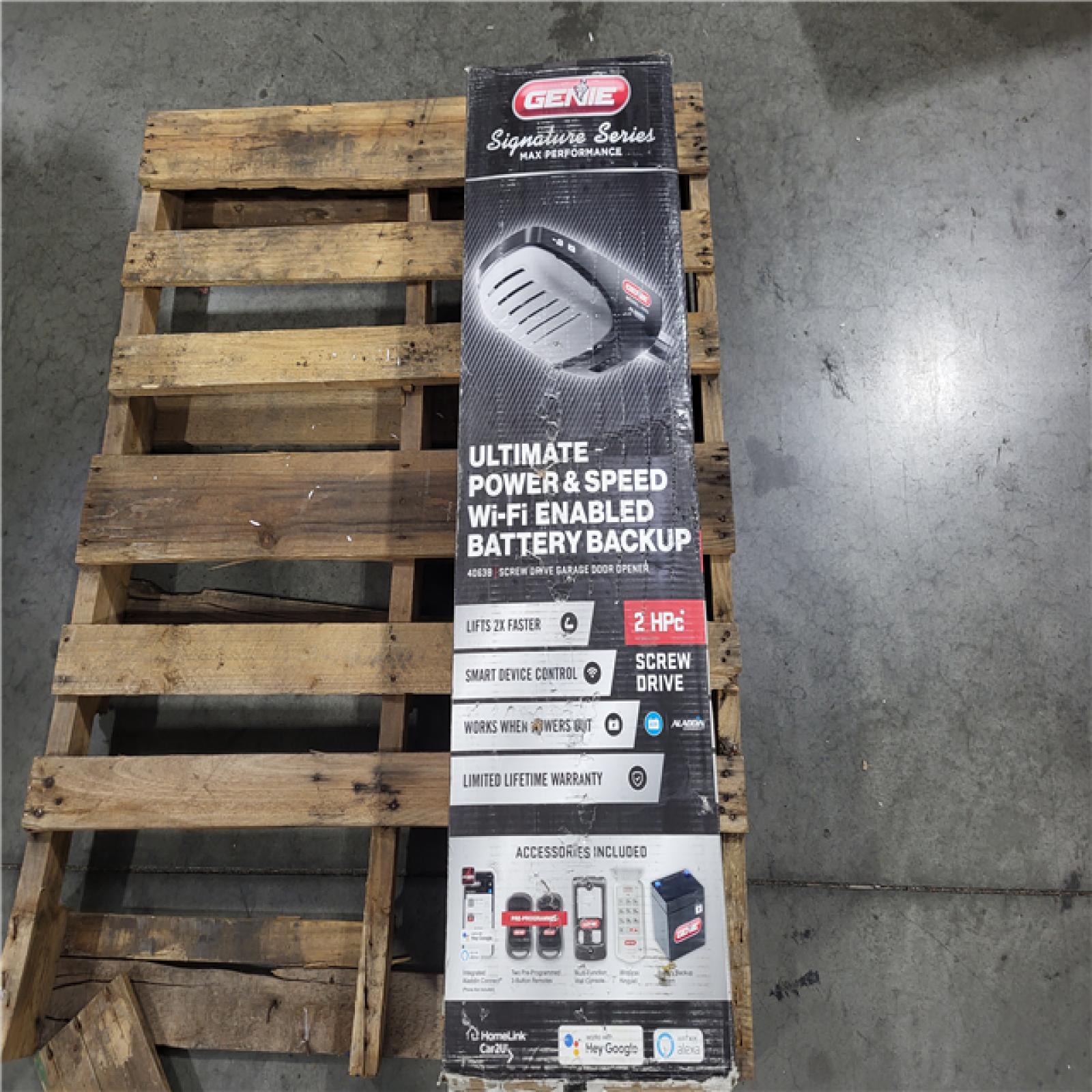 CALIFORNIA AS-IS LIKE NEW GENIE SCREW DRIVE GARAGE DOOR OPENER