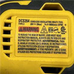AS-IS DEWALT ATOMIC 20V MAX Cordless Brushless Oscillating Multi Tool (Tool Only)