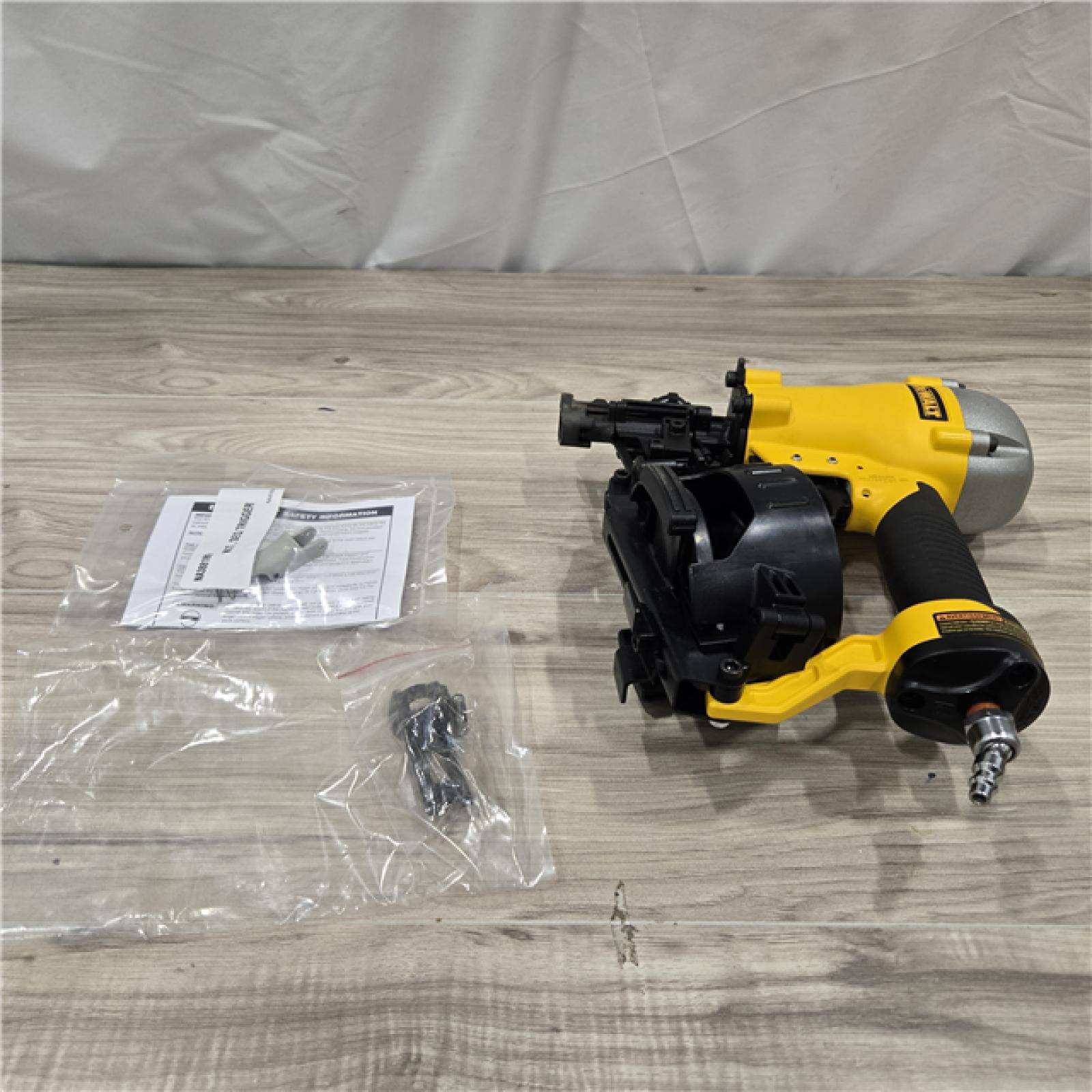 AS-IS DeWalt 15 Degree Pneumatic Coil Roofing Nailer (Tool-Only)