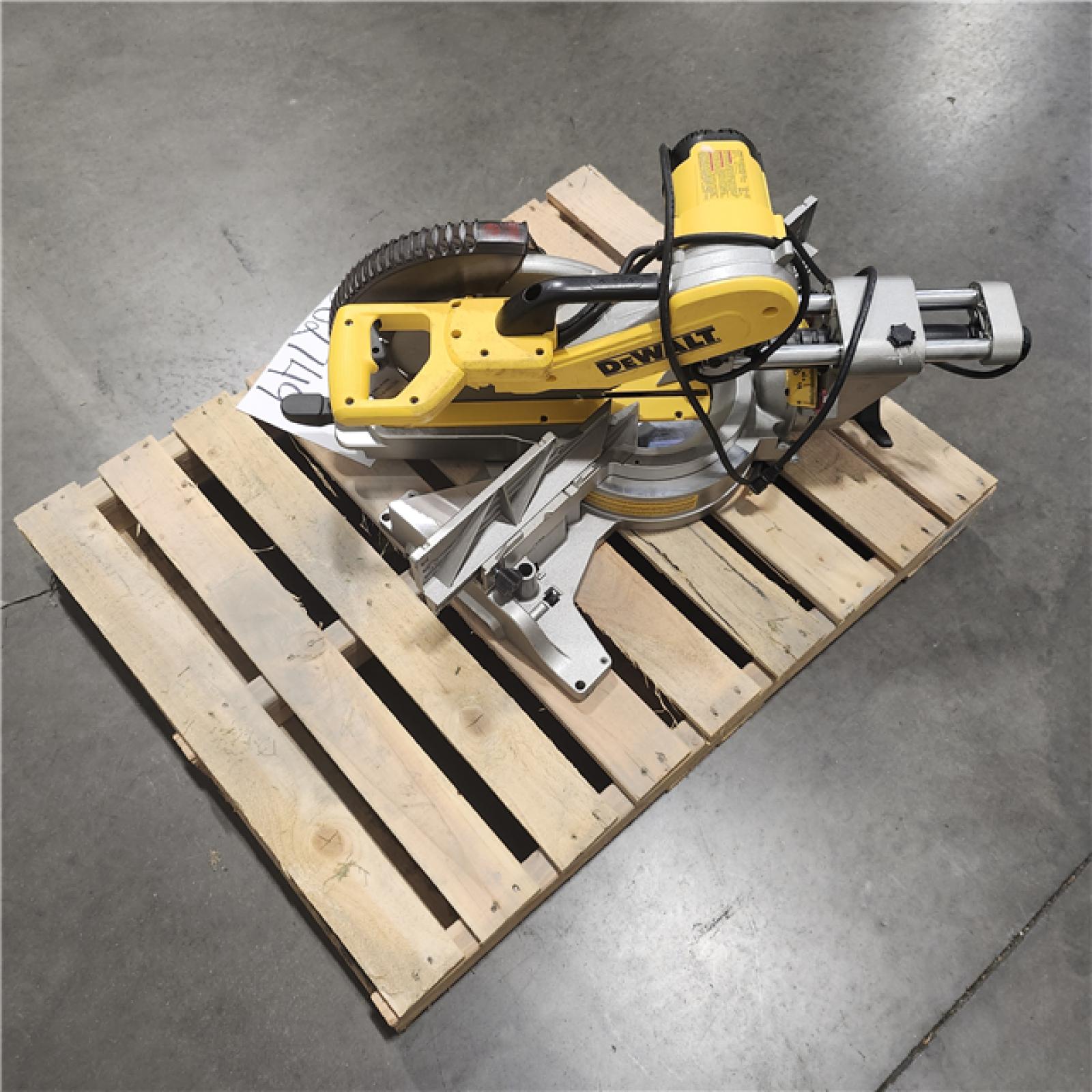 As-Is DEWALT 12-in Dual Bevel Sliding Compound Miter Saw