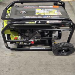 DALLAS LOCATION- AS-IS RYOBI 8125-Watt Gasoline Powered Portable Generator with CO Detect Shutdown Sensor