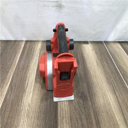 AS-IS Milwaukee M18 18V Lithium-Ion Cordless 3-1/4 in. Planer (Tool-Only)