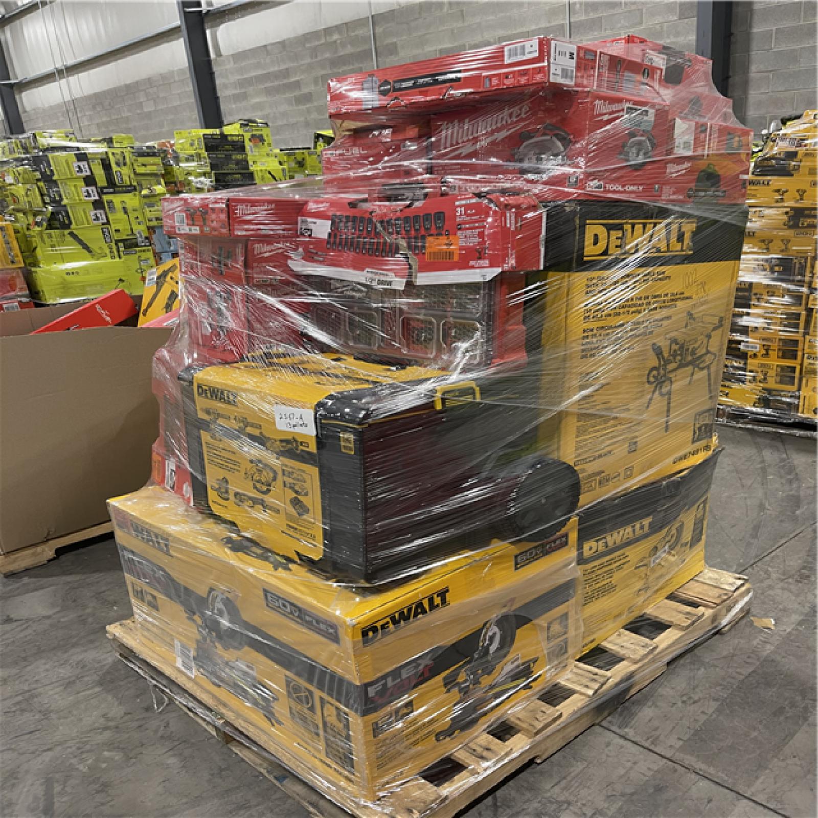 Pittston Location As-Is Power Tools Partial Truckload (13 Pallets) 2567-A