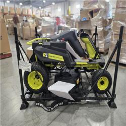 DALLAS LOCATION- RYOBI R1 80V HP 30 in. Riding Lawn Mower W/ 14 Ah Battery and Charger