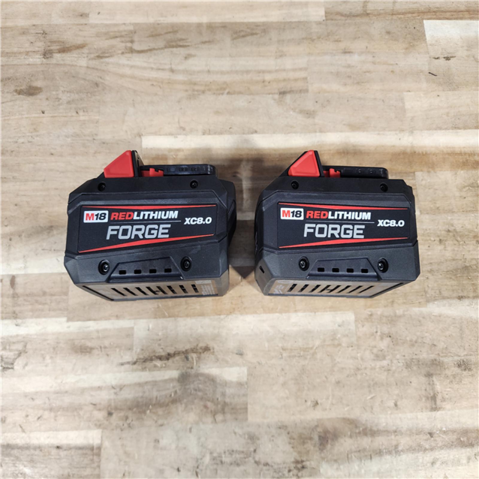 HOUSTON LOCATION - AS-IS MILWAUKEE FORGE BATTERY PACK QTY - 2