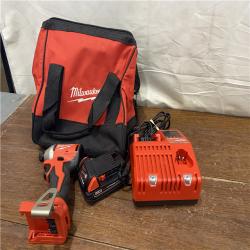 AS-IS Milwaukee M18 Compact Brushless 1/4  Hex Impact Driver Kit