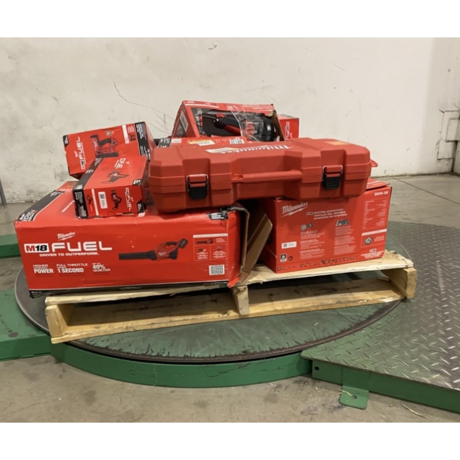 Dallas Location - As-Is MILWAUKEE Tool Pallet