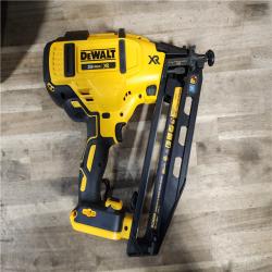HOUSTON LOCATION - AS-IS DeWalt 20V 16 Gauge Cordless Angled Finish Nailer Kit W/ 2Ah Battery