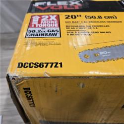 NEW! - FLEXVOLT 60V MAX 20 in. Cordless Chainsaw Kit
