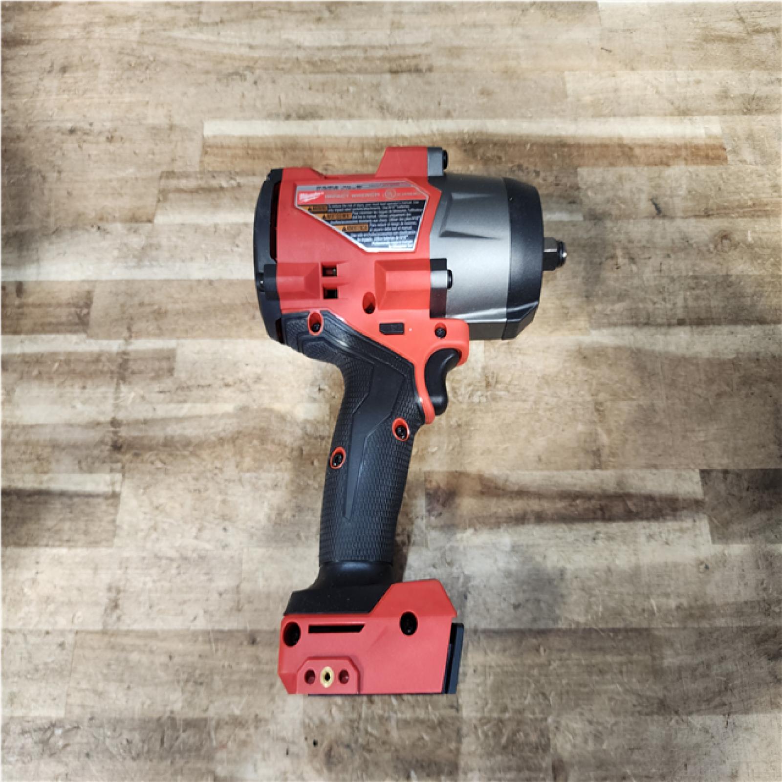 Houston Location AS-IS Milwaukee FUEL 18V Lithium-Ion Brushless Cordless 1/2 in. Impact Wrench with Friction Ring (Tool-Only)