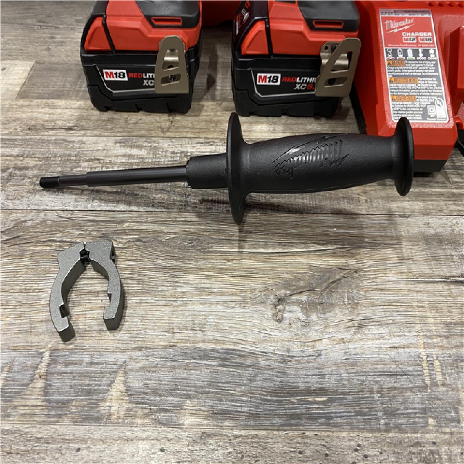 AS-IS Milwaukee FUEL 18V Lithium-Ion Brushless Cordless Hammer Drill and Impact Driver Combo Kit