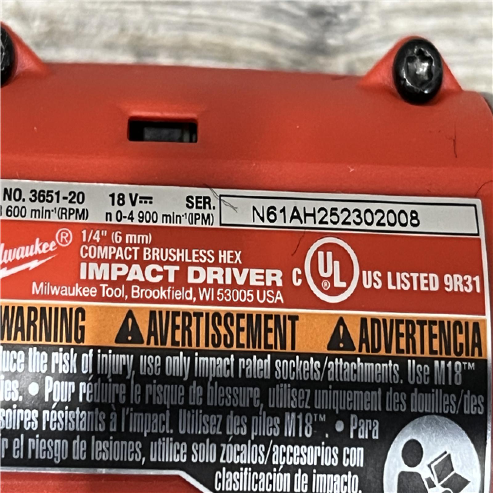 AS-IS Milwaukee 18-Volt Lithium-Ion Brushless Cordless Compact Hammer Drill/Impact Combo Kit
