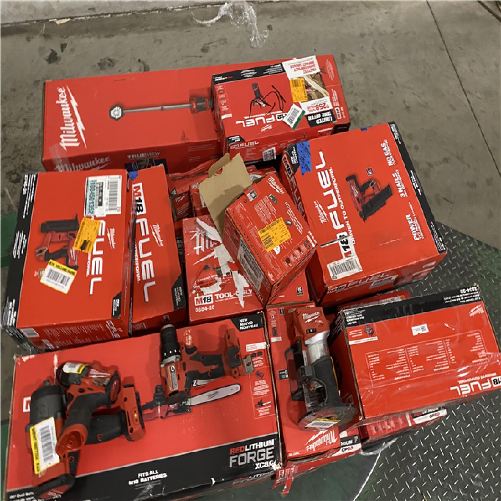 Dallas Location - As-Is MILWAUKEE Tool Pallet