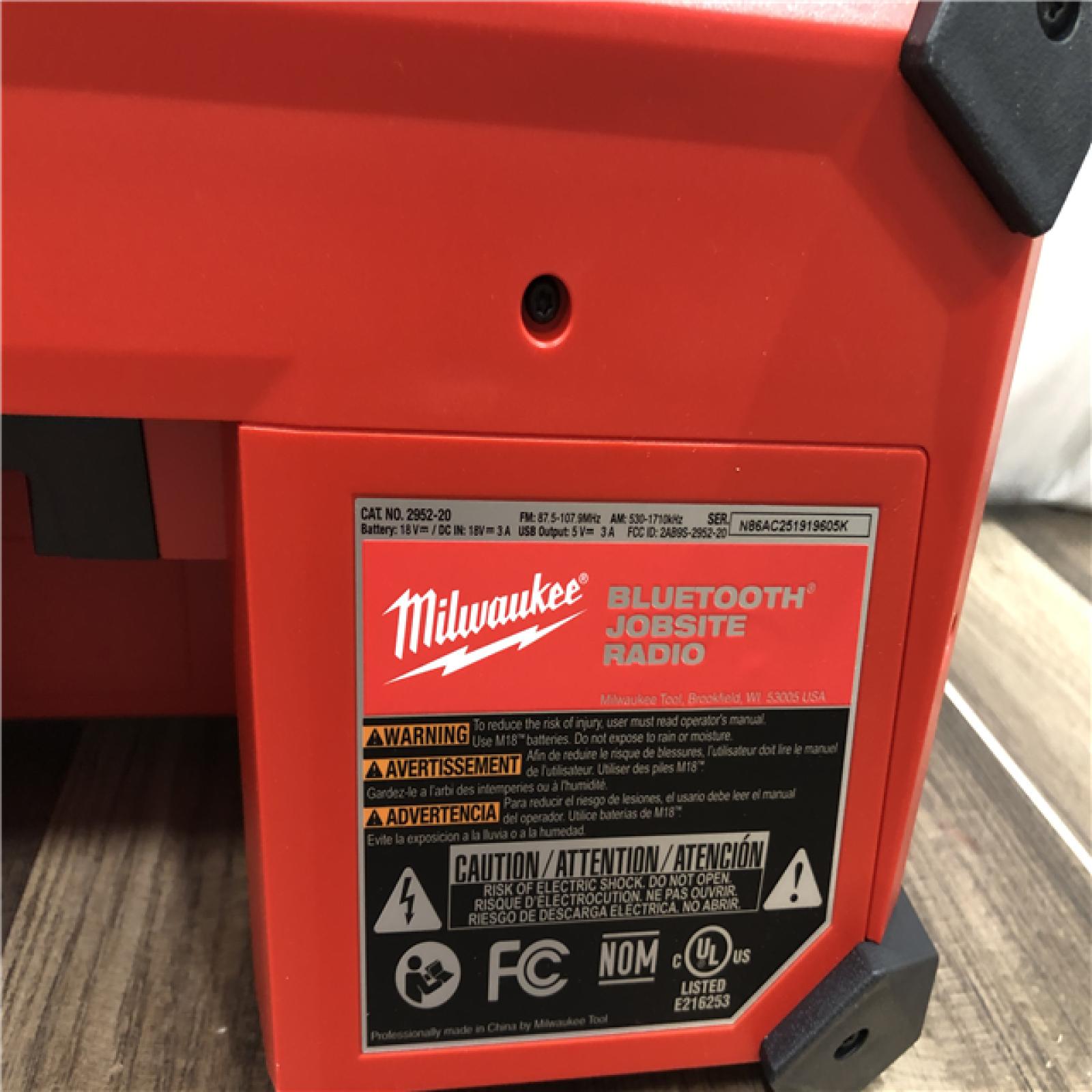 AS-IS Milwaukee 18V Lithium-Ion Cordless Jobsite Radio