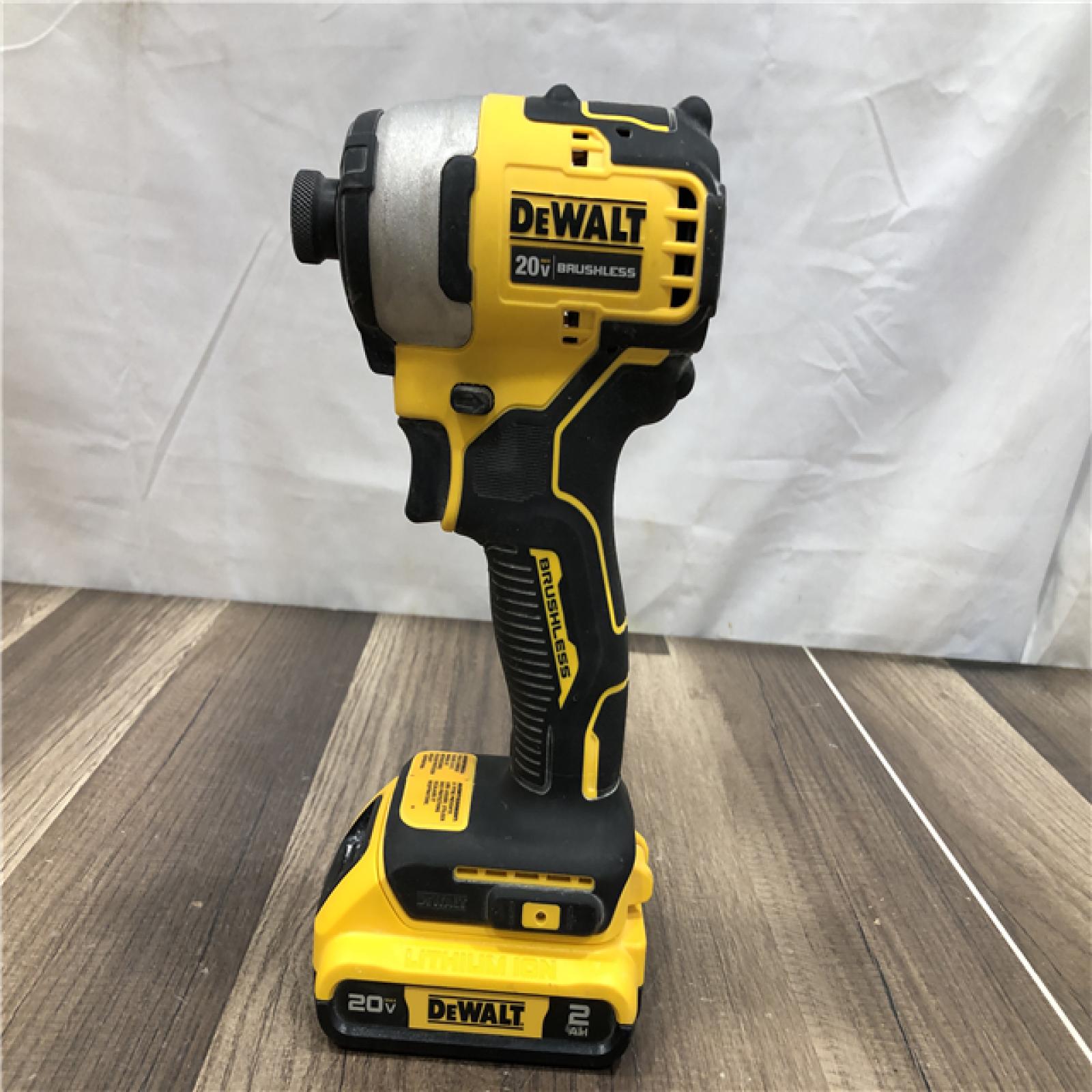 AS-IS DEWALT Atomic 20V Max Lithium-Ion Brushless Cordless Compact 1/4 in. Impact Driver Kit