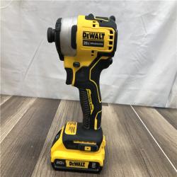 AS-IS DEWALT Atomic 20V Max Lithium-Ion Brushless Cordless Compact 1/4 in. Impact Driver Kit