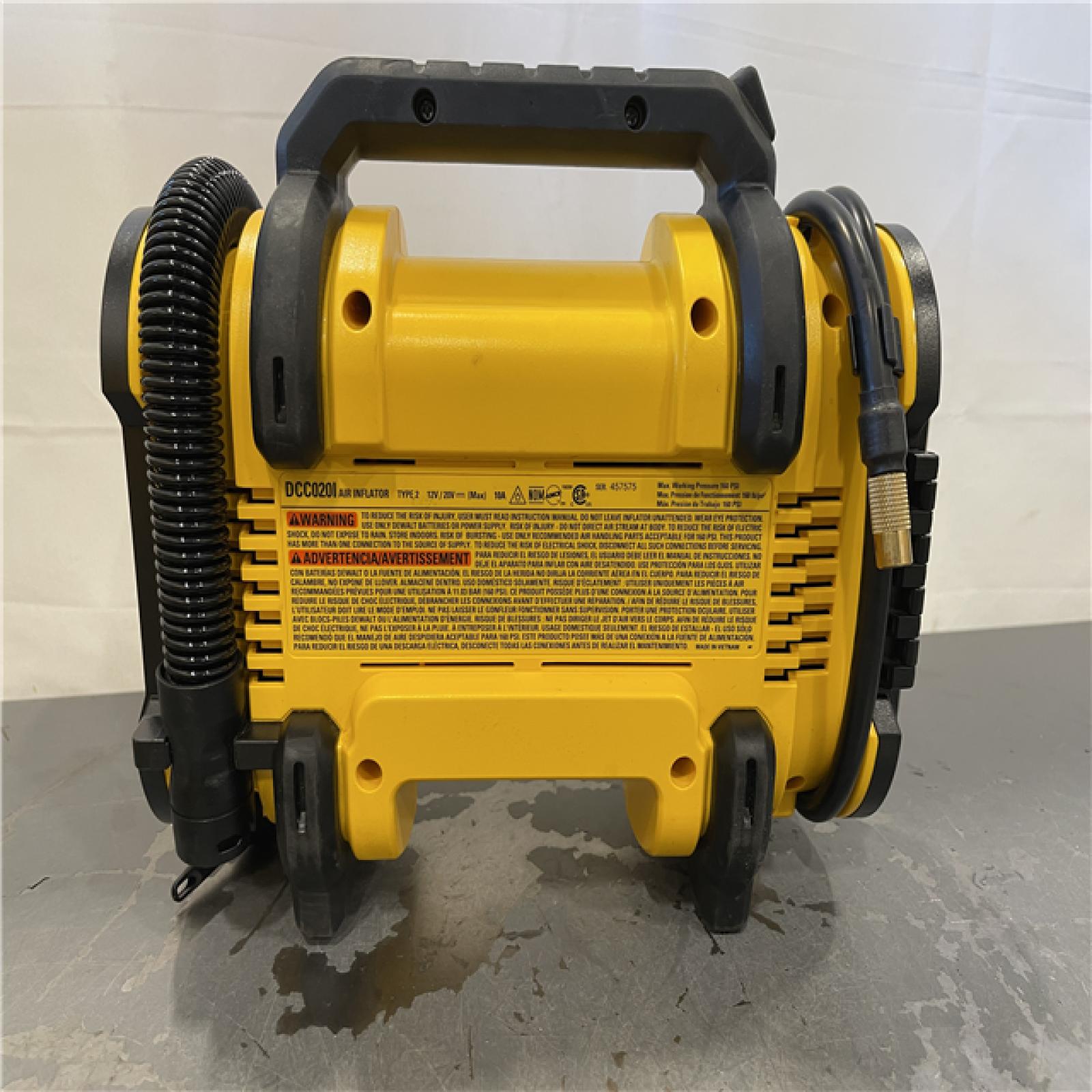 AS-IS - DEWALT 20V MAX Cordless Electric Portable Inflator