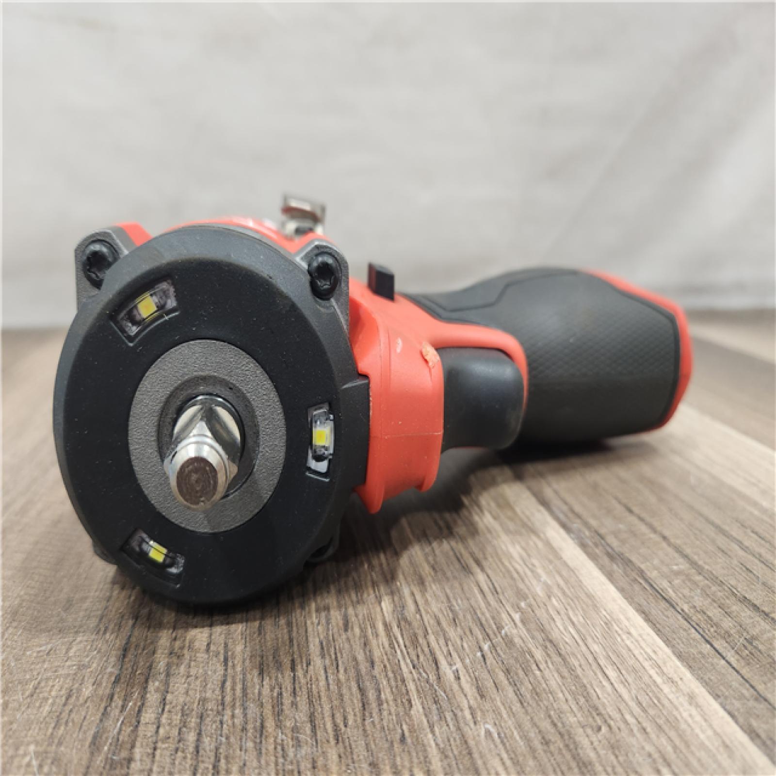 AS-IS- Milwaukee M12 FUEL M12 3/8 in. Cordless Brushless High Torque Impact Wrench (Tool-Only)