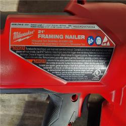 HOUSTON LOCATION - AS-IS Milwaukee 2744-20 M18 FUEL 3-1/2 in. 18-Volt 21-Degree Lithium-Ion Brushless Cordless Framing Nailer (Tool-Only)