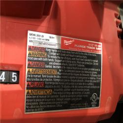 AS-IS Milwaukee FUEL 18V Lithium-Ion Cordless Brushless 6-1/2 in. Plunge Cut Track Saw (Tool-Only)