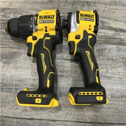 AS-IS DEWALT ATOMIC 20V MAX Lithium-Ion Cordless 2-Tool Combo Kit