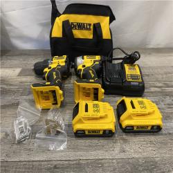 AS-IS DEWALT ATOMIC 20-Volt MAX Lithium-Ion Cordless Combo Kit