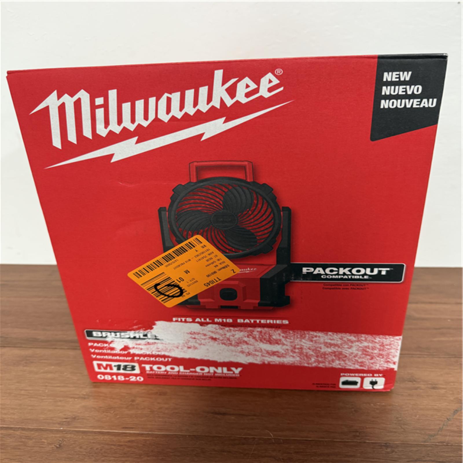 California NEW Milwaukee Packout Fan (Tool Only)