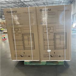 DALLAS LOCATION-Galanz 12 cu. ft. Top Freezer Refrigerator with Dual Door Frost Free in Stainless Steel PALLET-(4 UNITS)