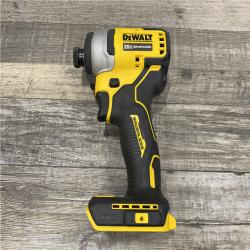 AS-IS DEWALT Atomic 20V Max Lithium-Ion Brushless Cordless Compact 1/4 in. Impact Driver Kit