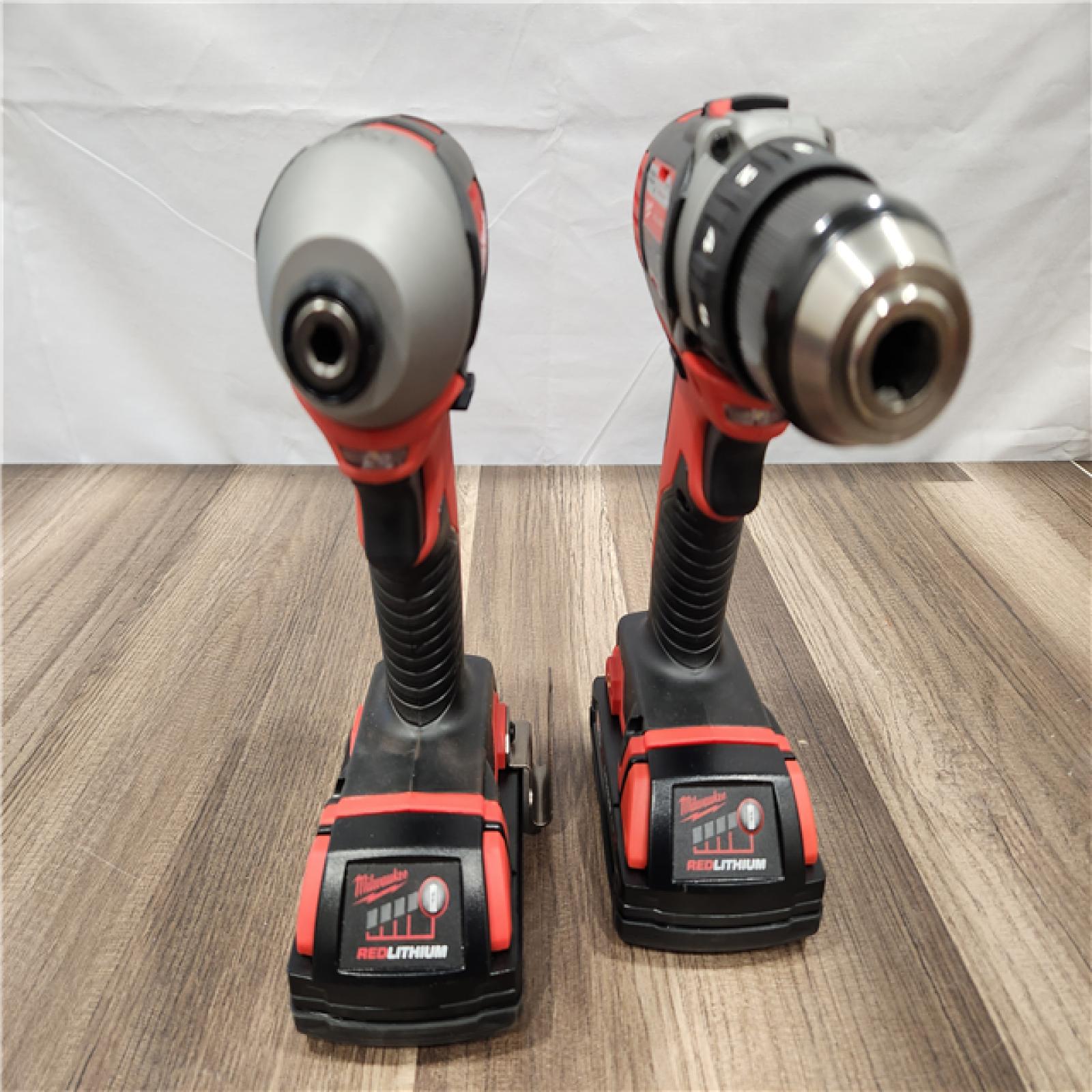 AS-IS- Milwaukee M18 Compact Brushless 2-Tool Combo Kit
