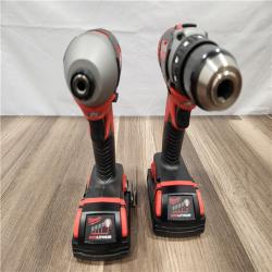 AS-IS- Milwaukee M18 Compact Brushless 2-Tool Combo Kit