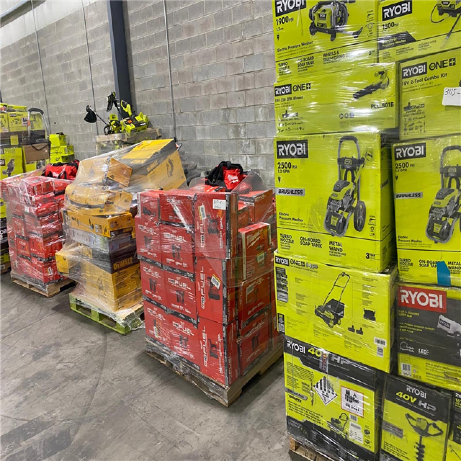 Pittston Location As-Is Power Tools Partial Truckload (10 palllets) 3115-A