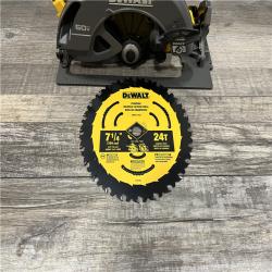 AS-IS DEWALT FLEXVOLT 60V MAX Cordless Brushless 7-1/4 in. Circular Saw with Brake (Tool Only)
