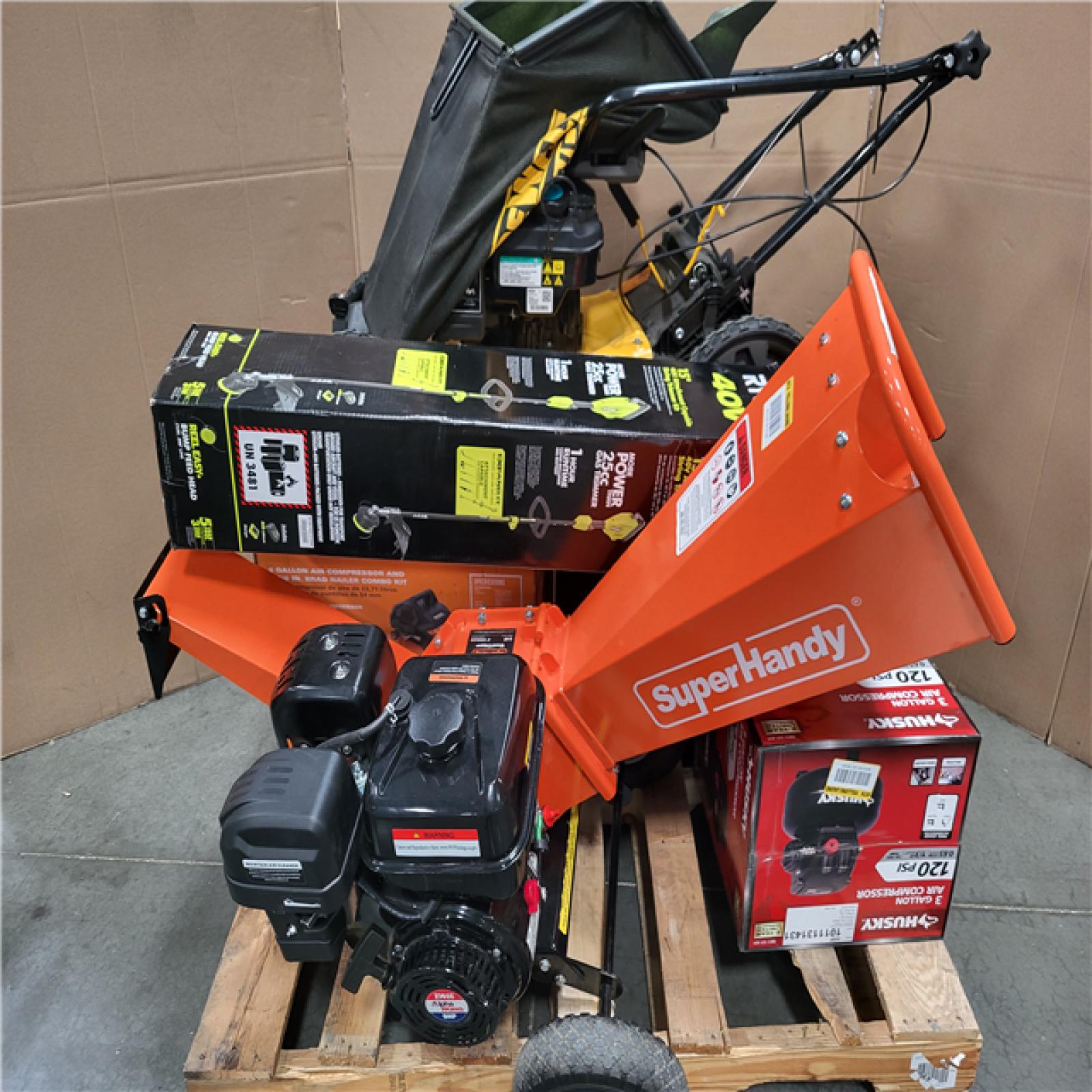 CALIFORNIA AS-IS OUTDOOR POWER EQUIPMENT