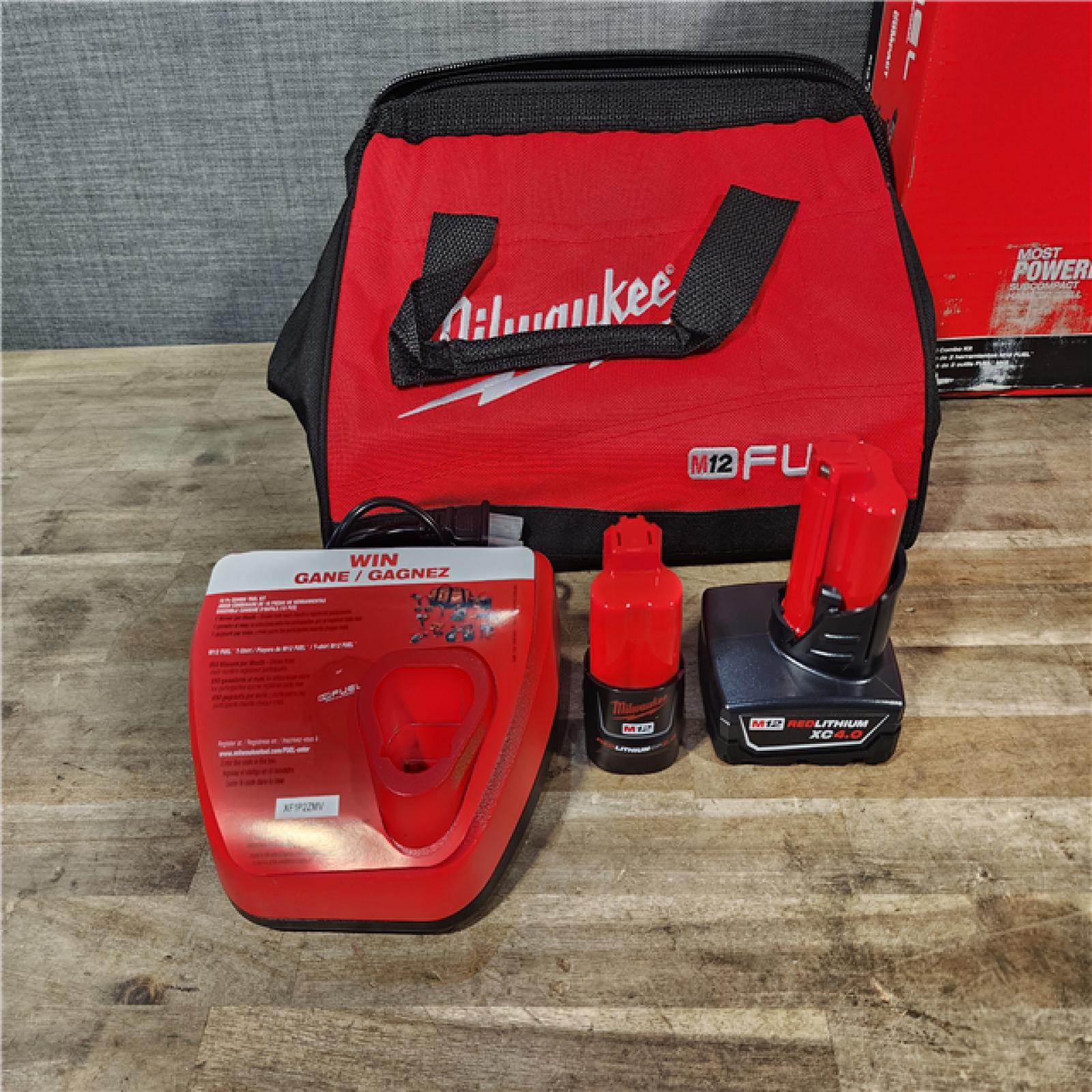 HOUSTON LOCATION - AS-IS (APPEARS LIKE NEW) Milwaukee 3497-22 12V Brushless Hammer Drill and Impact Driver Combo Kit