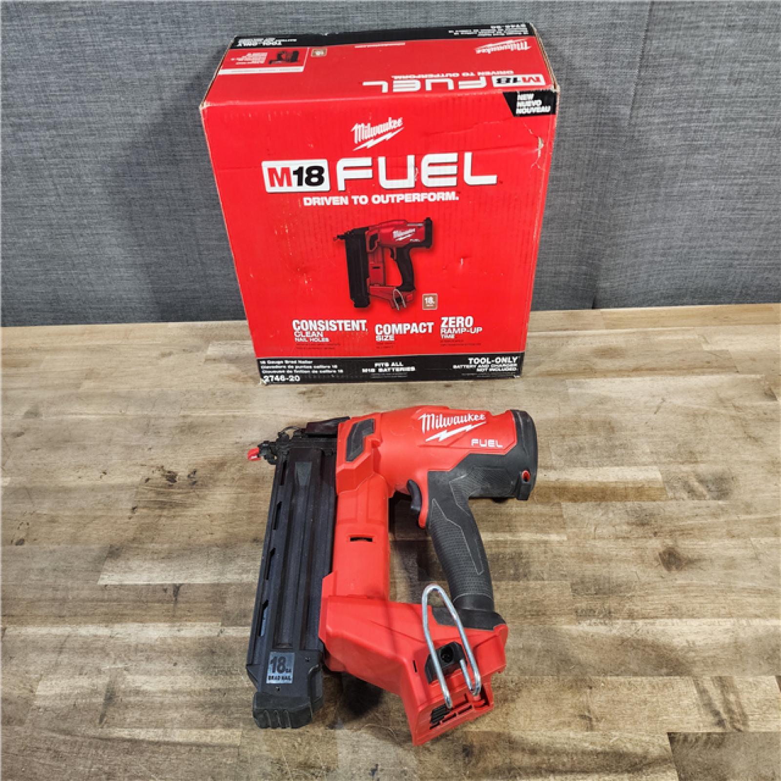 HOUSTON LOCATION - AS-IS Milwaukee M18 Fuel 18V Brushless 18-Gauge Brad Nailer 2746-20 (Bare Tool)