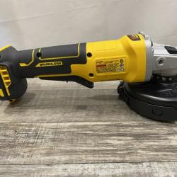 AS-IS DEWALT 20V MAX Cordless Brushless 4-1/2 in. Angle Grinder with Paddle Switch (Tool Only)